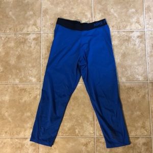 Nike pro blue leggings